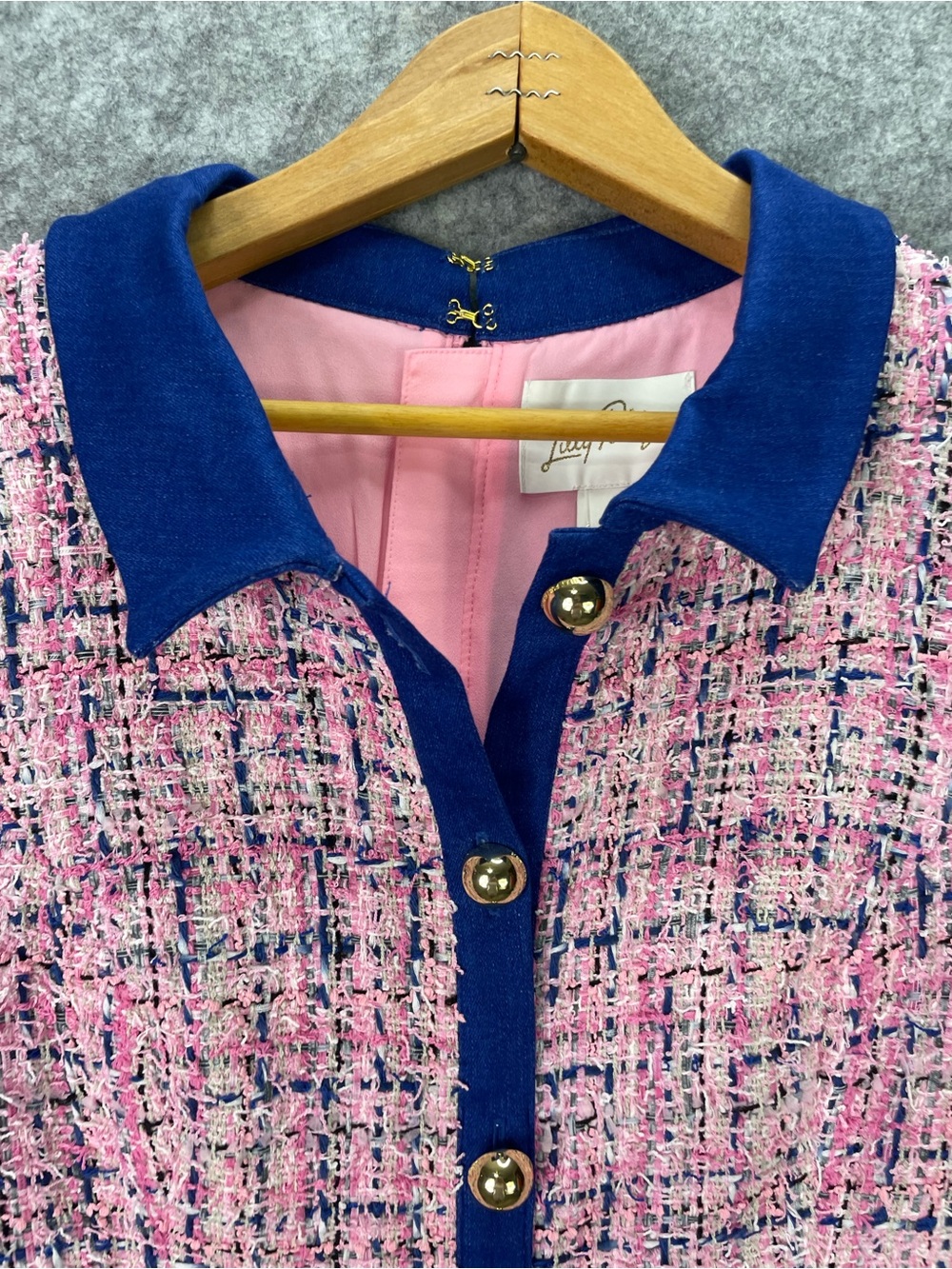 Lilly Pulitzer Aaryn Boucle Shift Dress Women's Size 8 New Short Sleeve Lined - Picture 6 of 16